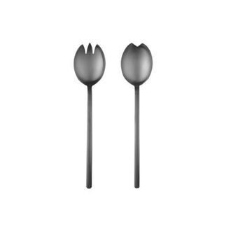 Mepra Due Salad Serving Set - 2 Pieces in Ice Black Gold at Nordstrom