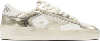 Golden Goose Gouden Stardan Leren Sneakers Itali&euml; - Dames - Sneakers - Veelkleurig - 39 EU - Leer - Schoenen