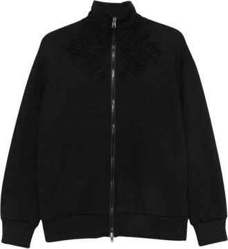 Ermanno Scervino Ermanno Scervino Sweaters Zwart - Dames - Sweatshirts & Hoodies - Zwart - Maat: XS Zijde