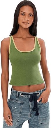 Free People Moxie Tank Top Womens Clothing Drenched Jungle Combo : LG (Womens 12-14), Cotton