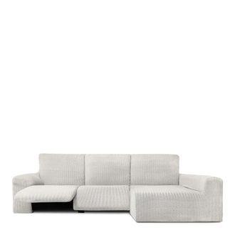 Eysa Funda de sof&aacute; chaise relax biel&aacute;stica derecha crudo 250 - 360 cm