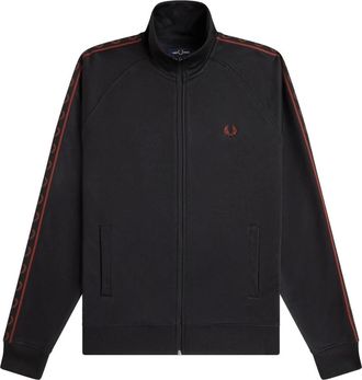 Fred Perry Giacca Tricot Track - - Sweatshirts & Hoodies - Uomo - Nero - 2XL