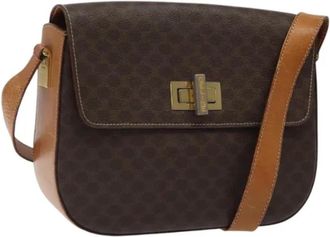 Celine Pre-owned Leather celine-bags - Dames - Vintage Schoudertas - Bruin - ONE Size - Leer - Vintage