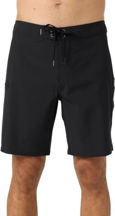 O'Neill Hyperfreak Heat Board Shorts in Black at Nordstrom, Size 40
