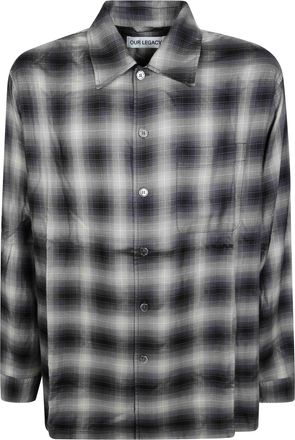 Our Legacy Every Plaid Gradient Chest Pocket Shirt