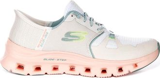 Skechers Glide-step Pro Mesh Trainers Wit Roze - Dames - Sneakers - Veelkleurig - 38 EU - Schoenen