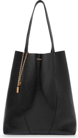 Chlo&eacute; Spin Leather Shoulder Bag