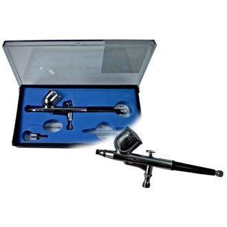 Trade Shop Trade Shop - Aerografo Doppia Azione Tratto Fine 0,3mm Per Compressore Aeropenna Hd-130