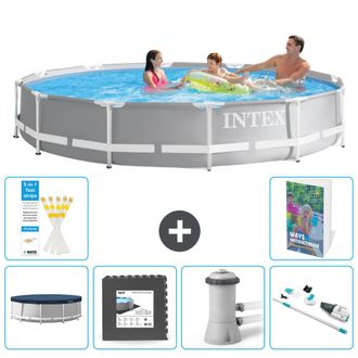 Intex Piscina Prism Frame Redonda - 366x76 Cm - 7-piezas S88