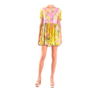 Moschino Jurk - Dames - Korte kleedjes - Veelkleurig - M - Kleedjes
