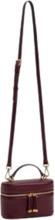 Twinset Leren Schoudertas - Dames - Schoudertassen - Rood - ONE Size - Leer - Tassen