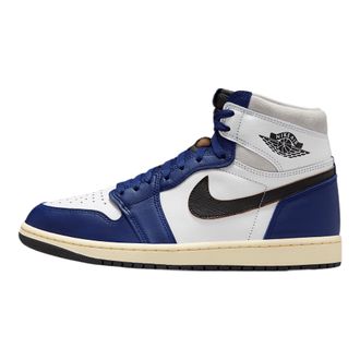 Nike Air Jordan 1 High OG Rare Air Mens Shoes (DZ5485-100, White/Neutral Grey/Deep Royal Blue/Black), White/Neutral Grey/Deep Royal Blue/Black, 7 UK