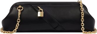 Jason Wu Bloomwood Clutch with Lock Detail & Chain Strap