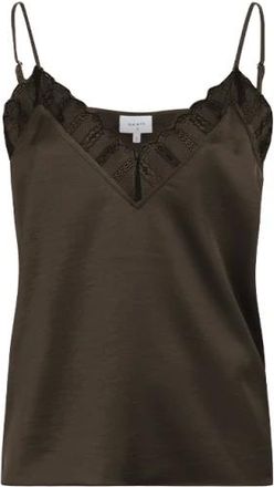 Dante6 Dames, Tops, Bruin, Maat: XS Satijn