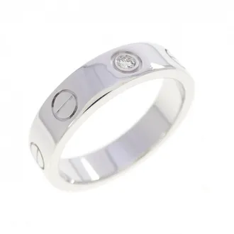 Cartier White Gold White Gold (18K) Band Ring (Pre-Owned)