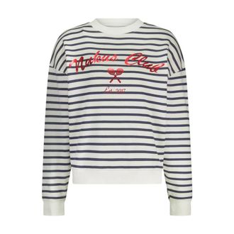 Nukus Nukus, Hoodies & sweatvesten, Dames, Veelkleurig, 2Xl, Paige Sweater Stripe