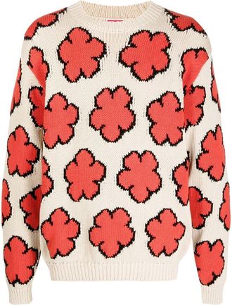 Kenzo Boke Flower cotton jumper - men - Cotton - M - Neutrals