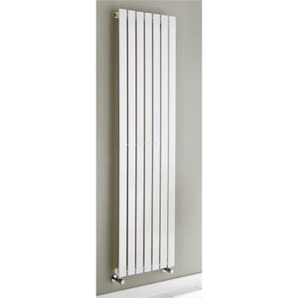 Clifton White Vertical Single Panel Radiator 1600mm (H) x 410mm (W)