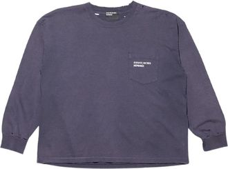 Enfants Riches Deprimes T-shirt a maniche lunghe con logo - Viola