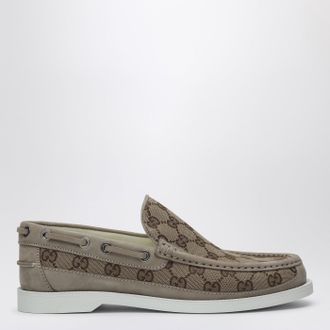 Gucci Loafer in Original GG fabric beige/ebony