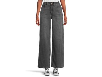 Madewell Superwide Leg Jean In Kingswood Womens Jeans Kingswood Wash : 28, Cotton/Denim