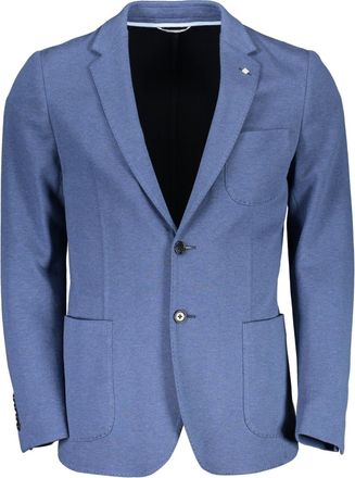 GANT Classic Cotton Jacket with Multiple Pockets and Logo Buttons