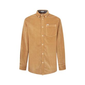 Pepe Jeans London Corduroy Overhemd - Regular Fit - Heren - Casual Overhemden - Beige - XL - Katoen - Overhemden