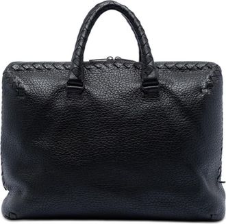 Bottega Veneta Pre-owned Bottega Veneta Intrecciato Trimmed Cervo Briefcase Ladies P4V36J9H9QXAKZK9