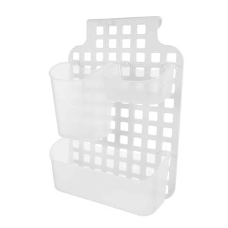 OEM Etagere Salle De Bain - Sans Per&ccedil;age - En Plastique Anti-rouille - Pour Douche Porte Verre - 3 Niveaux - 4,1 Kg - 1 Piece