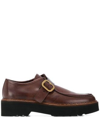Tod's Gespschoenen met plateauzool - Bruin