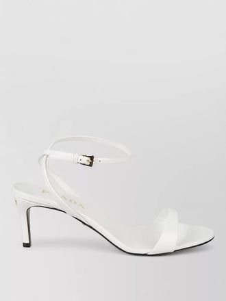 Prada sandals ankle strap open toe design