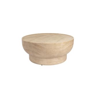 Zuiver Mesa de centro redonda de hormig&oacute;n travertino