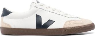 Veja Sneakers, male, White, 11 UK, White Leather Trainers with Suede Trim