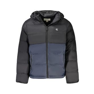 Calvin Klein Jacket met lange mouwen en afneembare capuchon - Heren - Winterjassen - Zwart - 2XL - Jassen