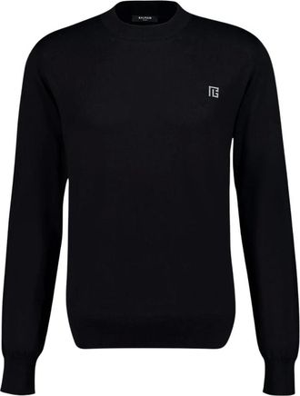 Balmain Hombre, Jerseys, Negro, Talla: M