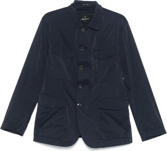 Montecore classic-collar shirt jacket - Blue