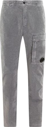 C.P. Company Corduroy Lens Cargo Broek - Heren - Slim Fit Broeken - Grijs - L - Katoen - Broeken