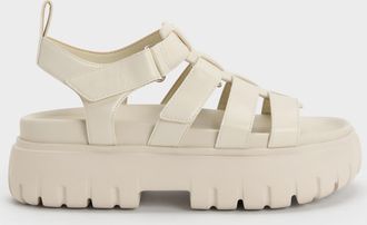 Charles & Keith Platform Caged Sandals