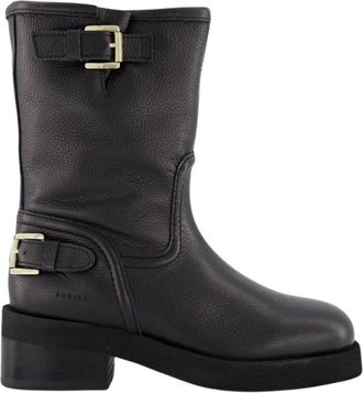 Nubikk Eve Leva Fur Boot - Dames - Winterlaarzen - Zwart - 39 EU - Leer - Schoenen