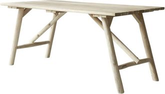 Tikamoon Mesa de madera flotante para 4/6 personas