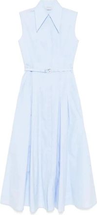 Gabriela Hearst Elegante Becca Jurk - Dames - Casual kleedjes - Blauw - S - Kleedjes