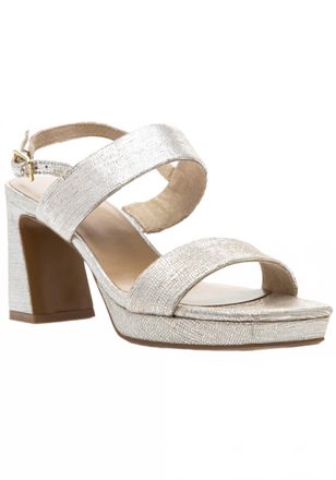 Vaneli Womens Maida Slingback Platform Sandals In Perla Harmonica