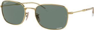 Ray-Ban RB3706 Asian Fit Polarized 001/O9 Mens Sunglasses Silver Size 54