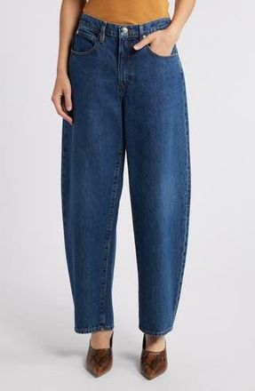 Frame Denim Low Slung Barrel Leg Jeans in Kirk at Nordstrom Rack, Size 31