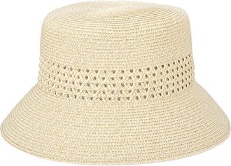 San Diego Hat Company Everyday Woven Bucket Hat in Mix Natural at Nordstrom Rack