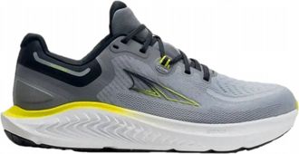 Altra Mens Paradigm 7 Running Shoes In Gray/lime