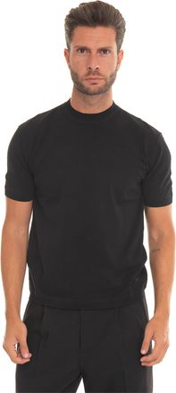 Emporio Armani T-shirt in maglina Nero Emporio Armani Uomo
