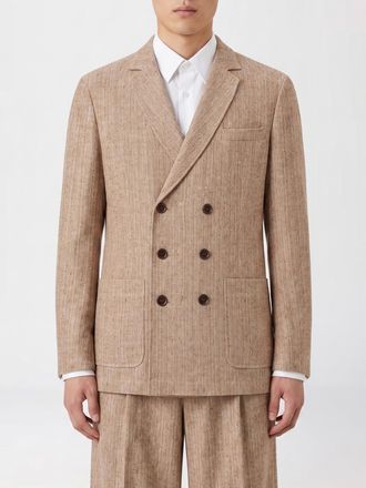 Giorgio Armani Blazer a doppiopetto in lino Giorgio Armani