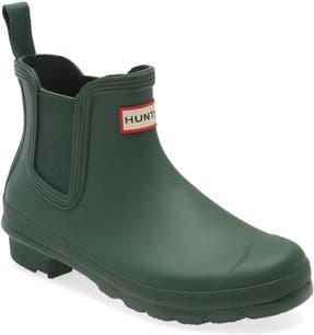 Hunter Original Waterproof Chelsea Rain Boot in Hunter Green at Nordstrom Rack, Size 10