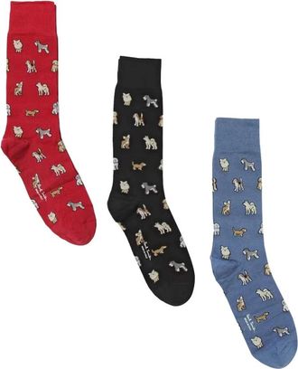 Paul Smith Pack de 3 calcetines Kyoto Dog - Underwear - Hombre - Multicolor - ONE SIZE